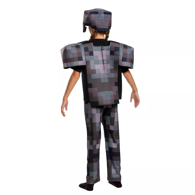 Kids Netherite Armor Costume Deluxe - Minecraft