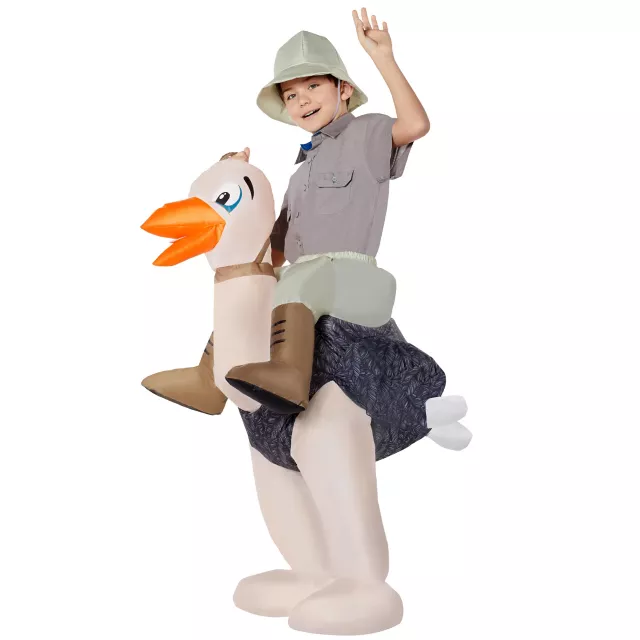 Kids Inflatable Ostrich Ride-Along Costume