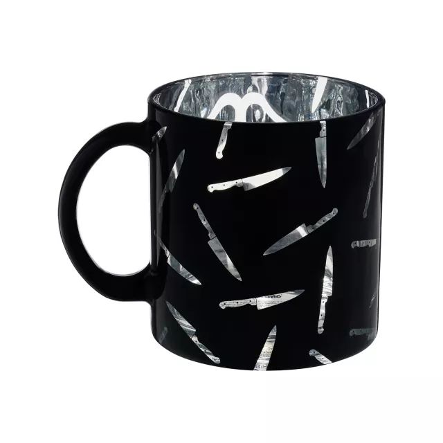 Ghost Face Knife Glass Coffee Mug - 20 oz.