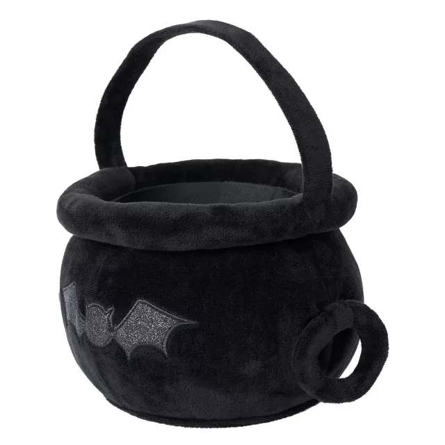 Bat Cauldron Plush Treat Bucket