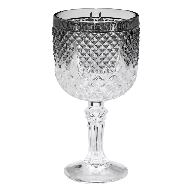 Silver Spider Gothic Glass Goblet