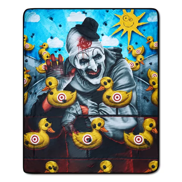 Art the Clown Ducks Fleece Blanket - Terrifier