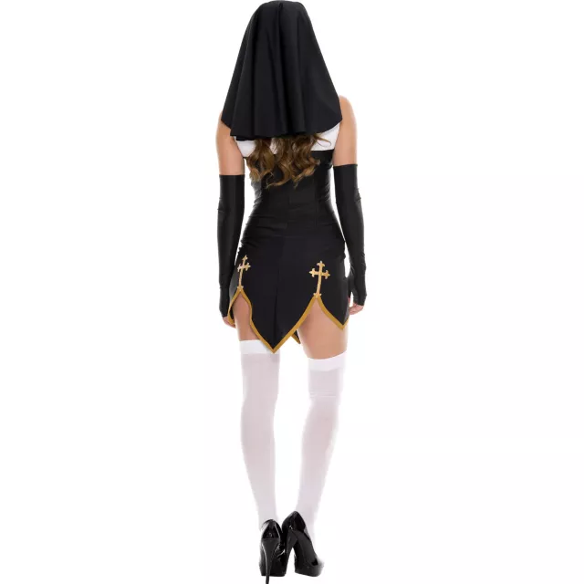 Adult Bad Habit Nun Costume