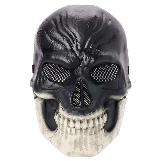 Light-Up Dark Skeleton Mask
