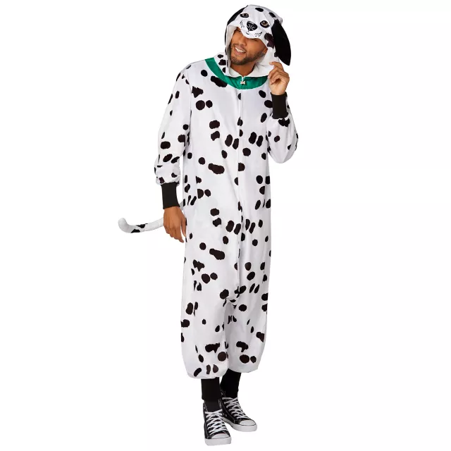 Adult Dalmatian Jumpsuit Costume