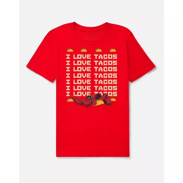 Taco Date T Shirt - Deadpool