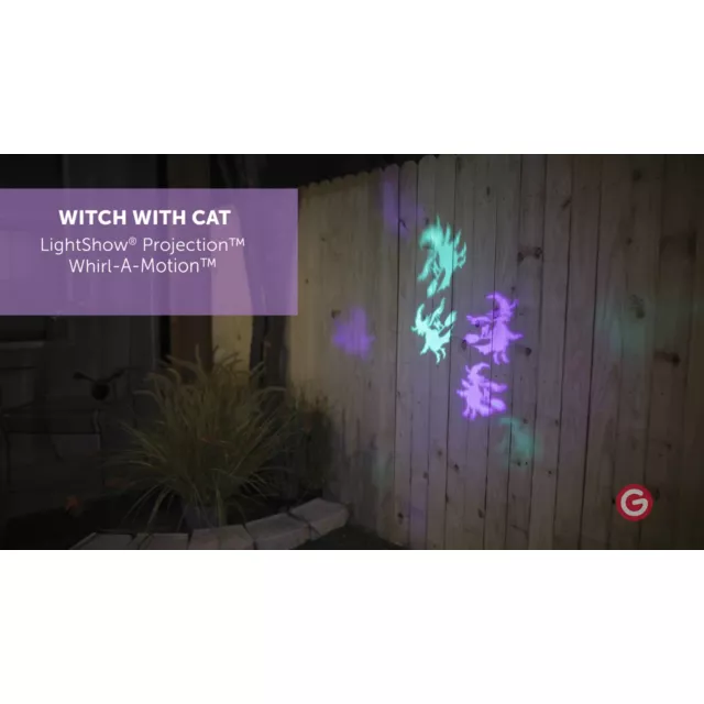 Green and Purple Witch Light Projector