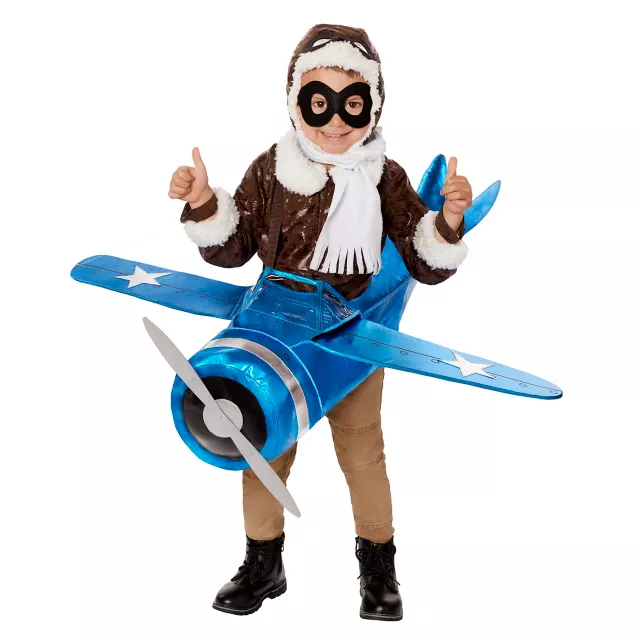 Toddler Ride-Along Plane and Pilot Costume