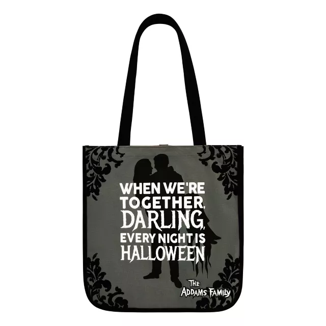 Morticia and Gomez Addams Canvas Tote Bag - The Addams Family