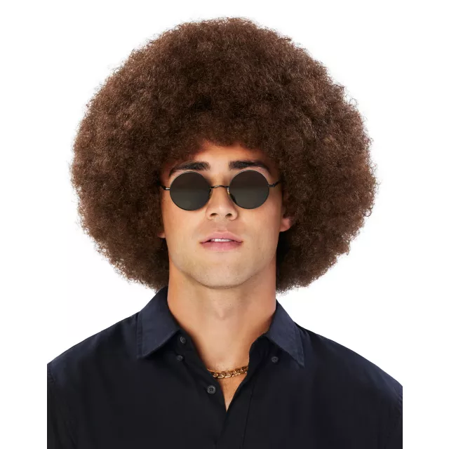 Brown Curly Wig