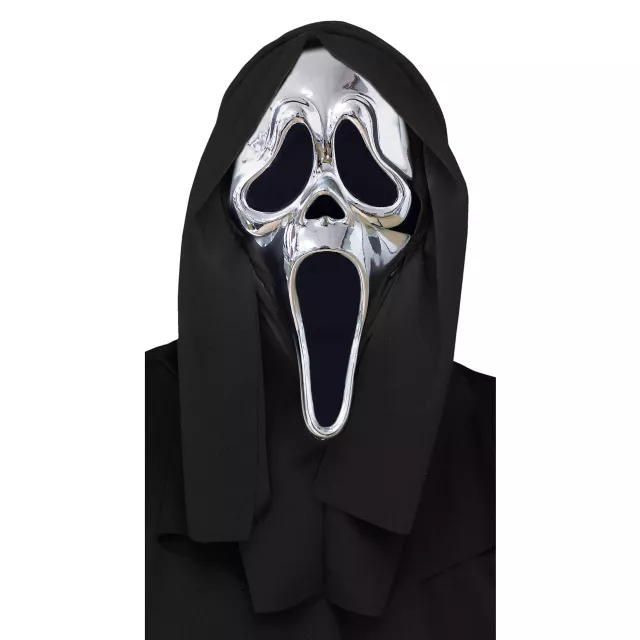 Kids Chrome Ghost Face Full Mask