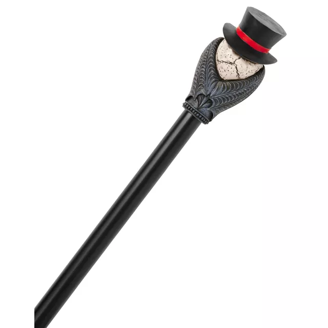 Vampire Skull and Bat Staff