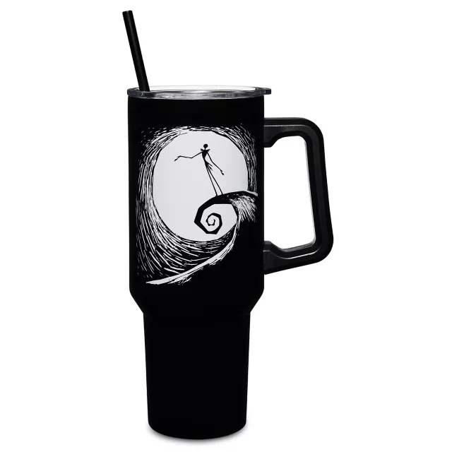 The Nightmare Before Christmas Jack Skellington Travel Tumbler with Straw - 40 oz.
