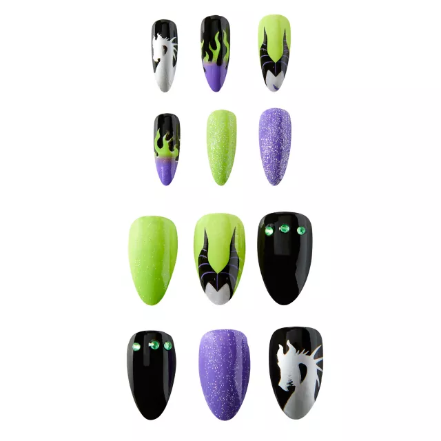 Maleficent Press On Nails - Disney Villains