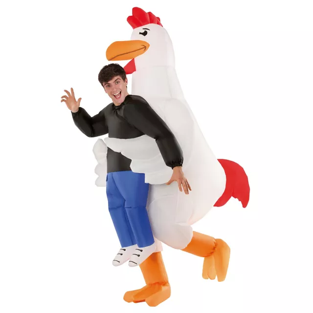 Adult Inflatable Chicken Abduction Costume