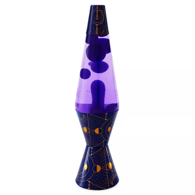 14.5 Inch Blue and Purple Moon Phases Lava Lamp