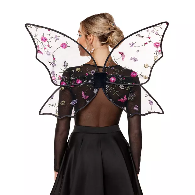Grunge Embroidered Fairy Wings