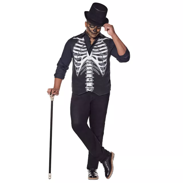 Adult Skeleton Plus Size Vest