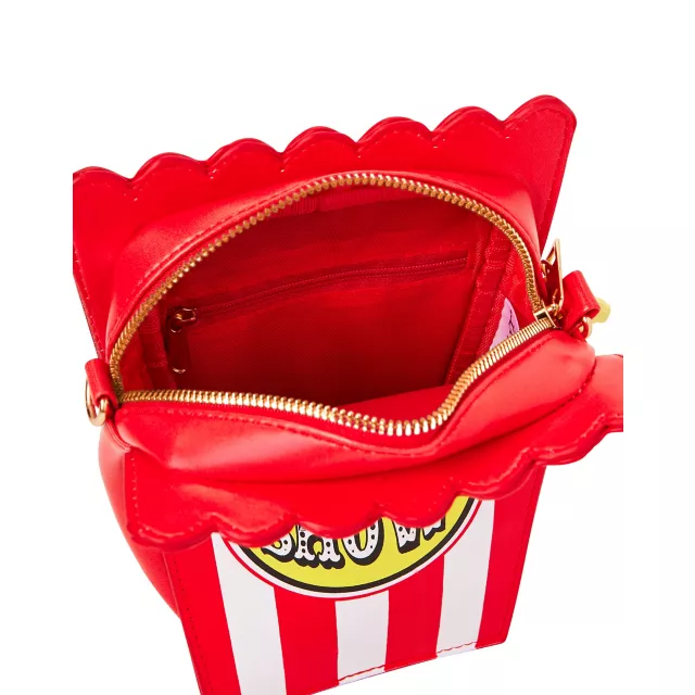 Scary Clown Popcorn Crossbody Bag