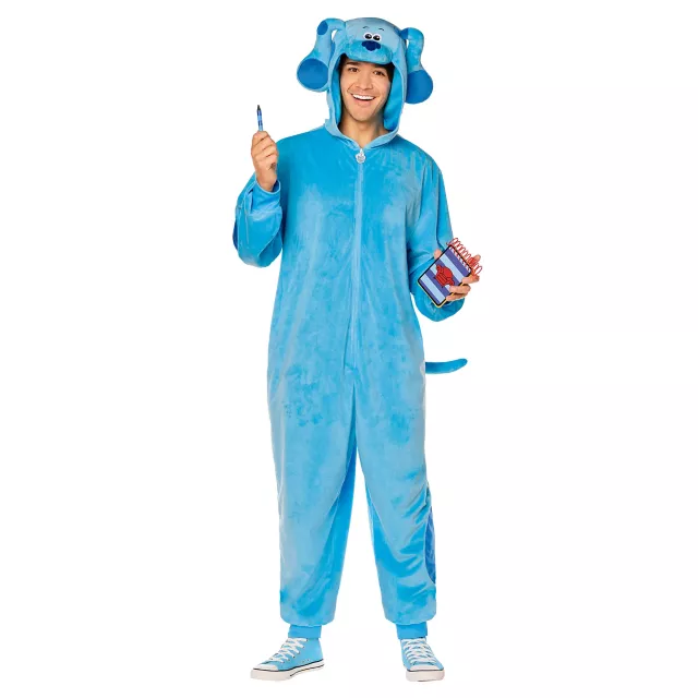 Adult Blue Jumpsuit Costume - Blue- - s Clues and You