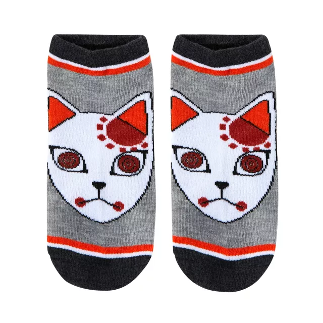 Demon Slayer No Show Socks - 5 Pack
