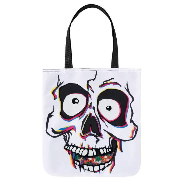 Skull Candy Window Tote Bag