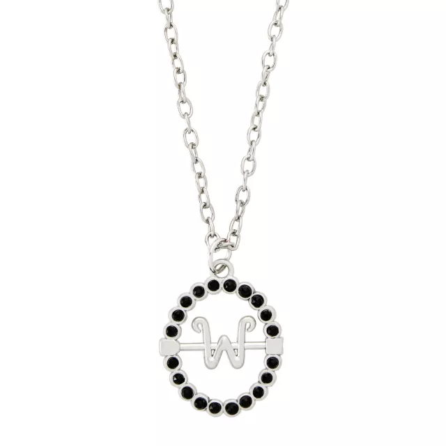 Spinning Wednesday Initial Necklace- Wednesday