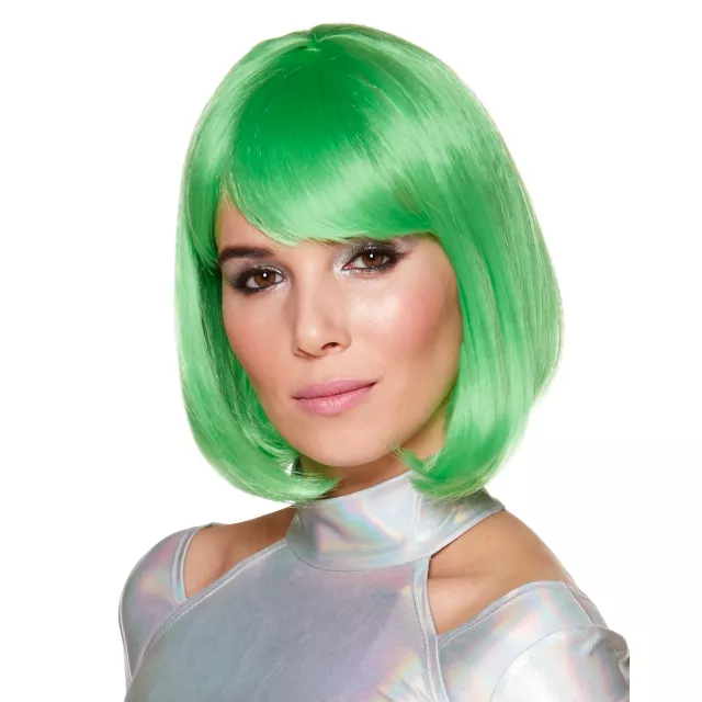Green Bob Wig