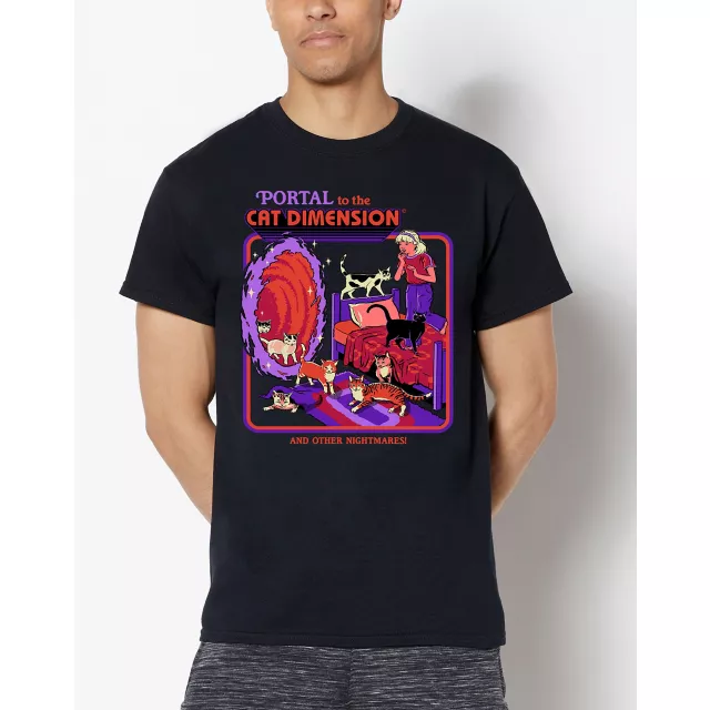 Portal to the Cat Dimension T Shirt - Steven Rhodes
