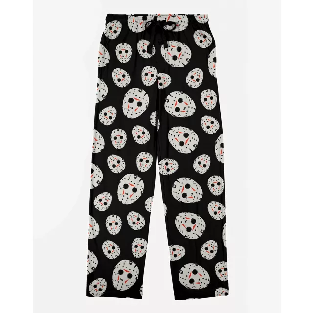 Jason Voorhees Mask Print Lounge Pants - Friday the 13th