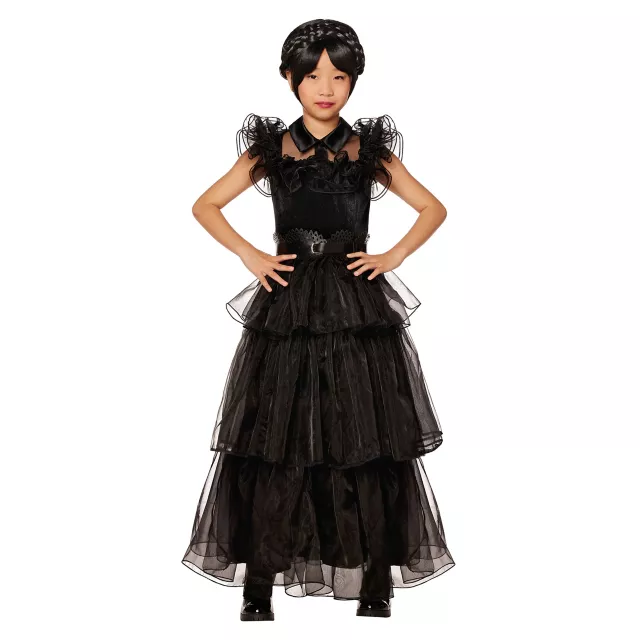 Kids Wednesday Addams Rave'N Dance Deluxe Costume