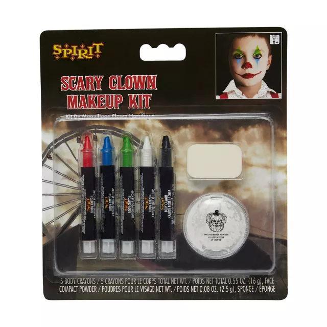 Kids Scary Clown Makeup Kit