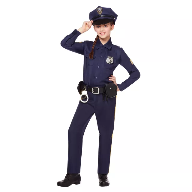 Kids Police Officer Costume Deluxe