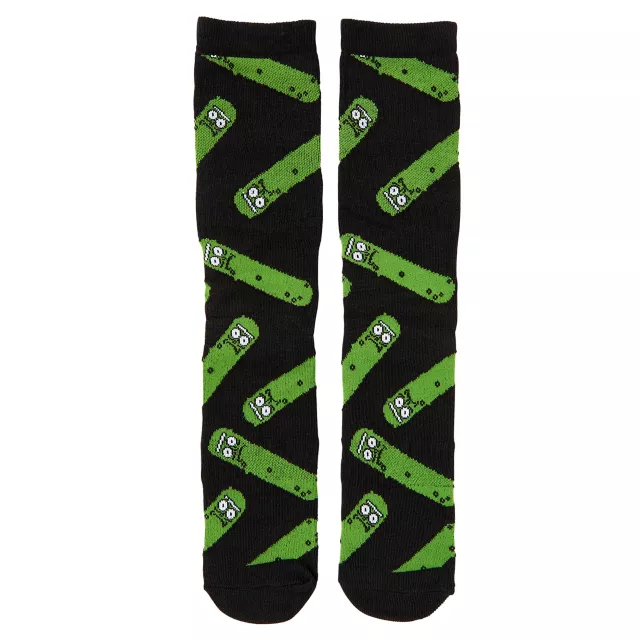 Pickle Rick Crew Socks - Rick and Morty