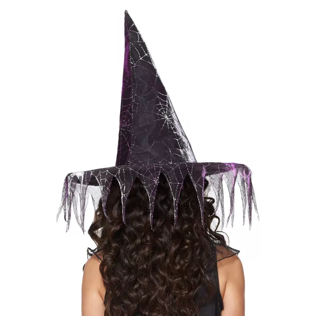 Girls Glitter Witch Hat