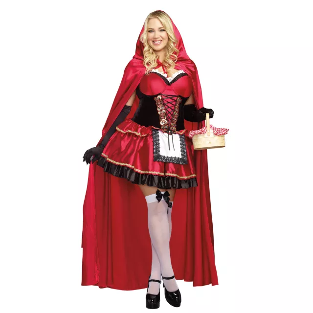 Adult Little Red Plus Size Costume