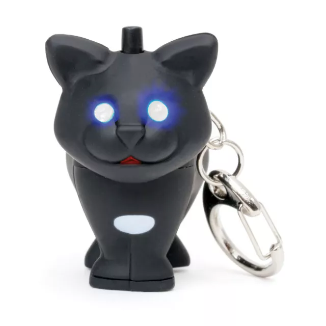 LED Cat Keychain
