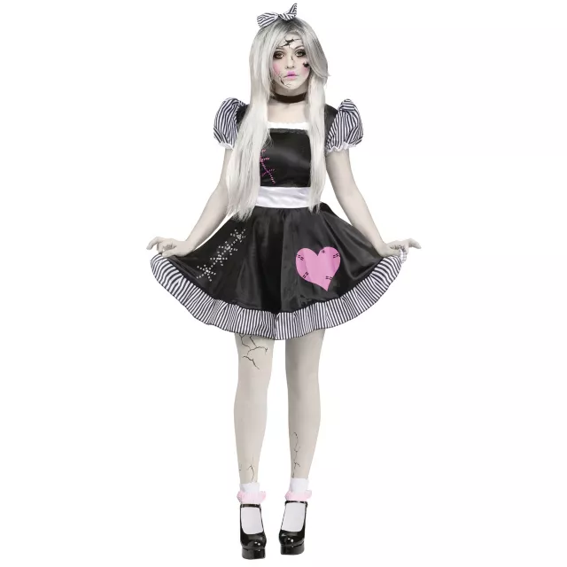 Adult Broken China Doll Costume