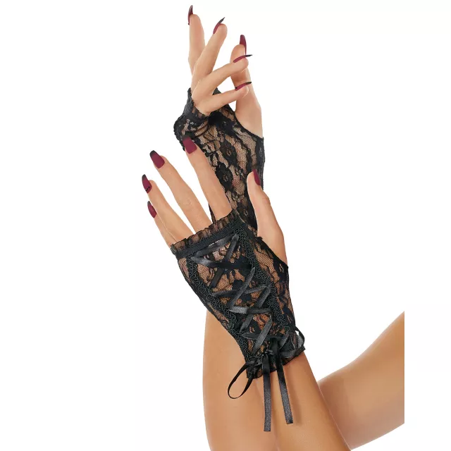Black Lace Glovettes