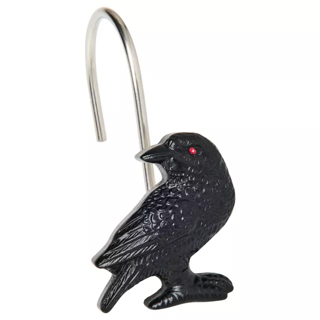 Raven Shower Hook Set - 12 Pack