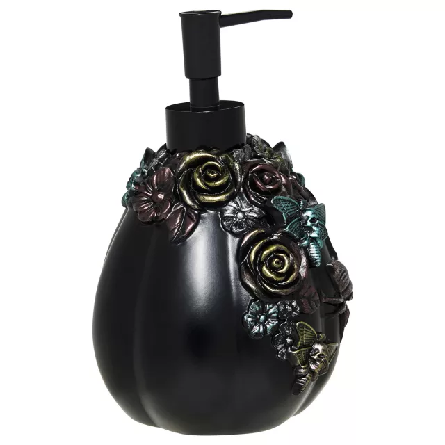 Decorative Black Pumpkin Soap Dispenser