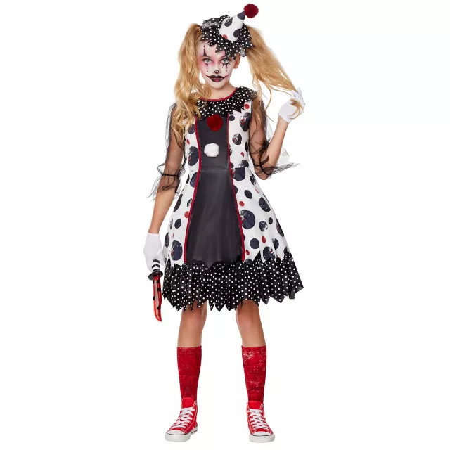 Kids Creepy Clown Costume