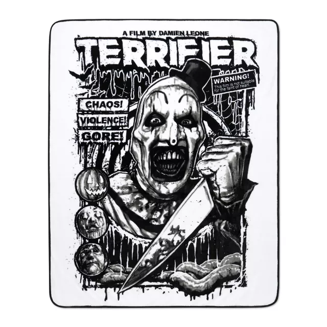 Art the Clown Chaos Fleece Blanket - Terrifier