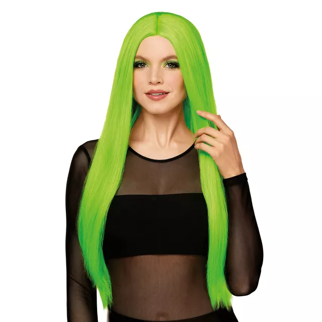 Lime Green Straight Wig
