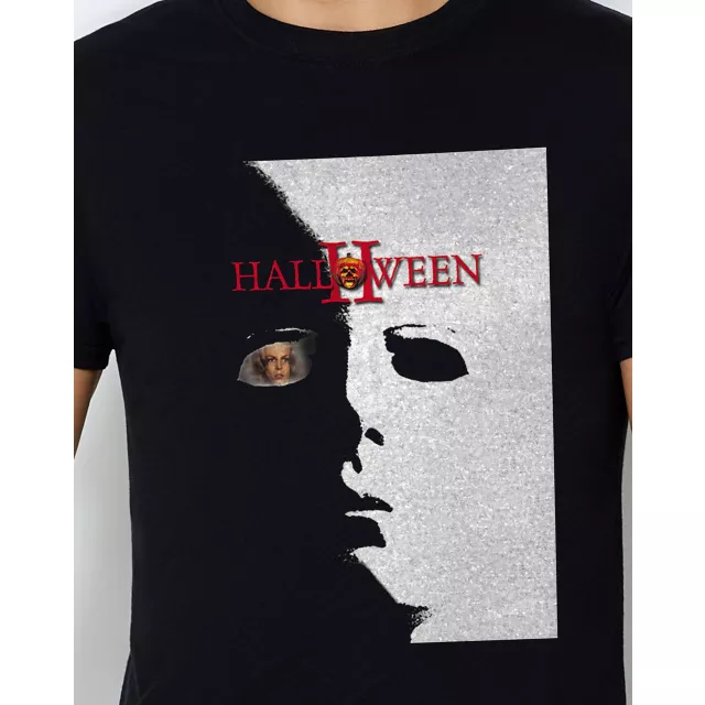 Halloween II Split Face T Shirt