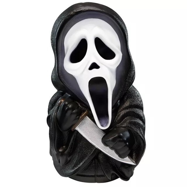 Light-Up Ghost Face Porch Buddy