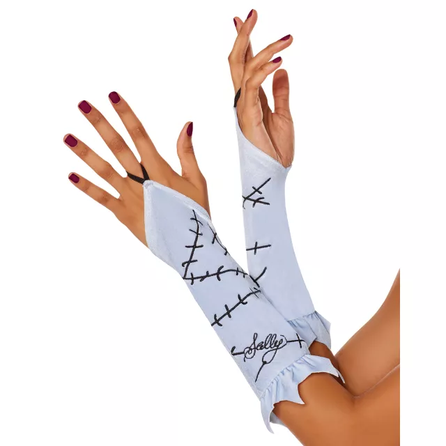 Sally Ruffle Fingerless Gloves - The Nightmare Before Christmas