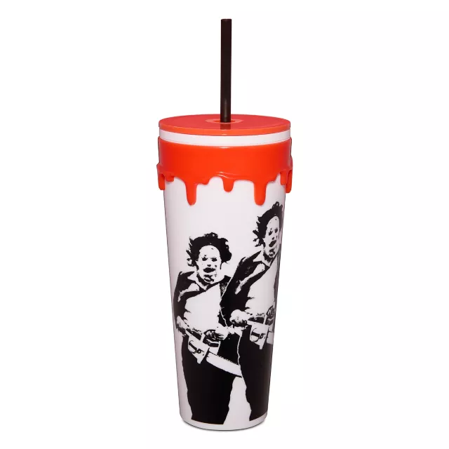 The Texas Chainsaw Massacre Leatherface Blood Drip Cup with Straw - 26 oz.