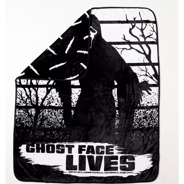 Ghost Face Lives Fleece Blanket