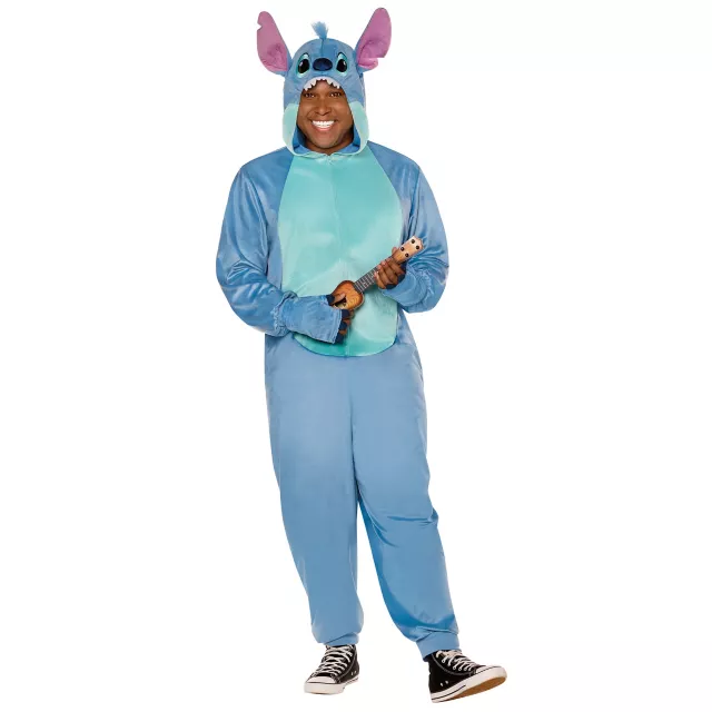 Adult Stitch Plus Size Jumpsuit Costume - Lilo & Stitch